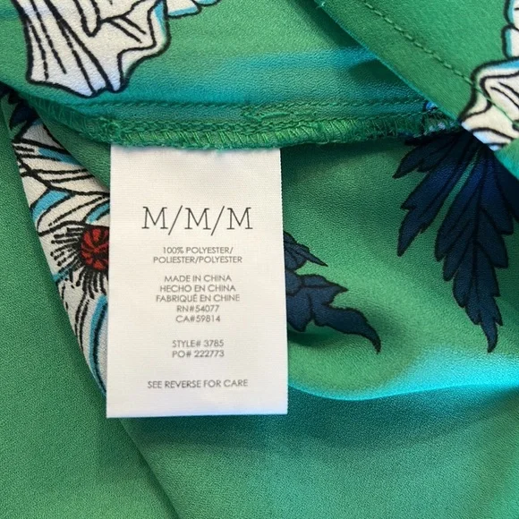 Green Sleeveless Top M - Picture 6 of 6